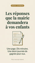 Fiche gratuite 1 - Les réponses que la mairie demandera